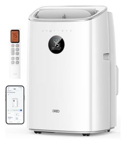 Dreo Portable Air Conditioners, 8,000 BTU Air Conditioner for Bedroom with Drainage-free Cooling