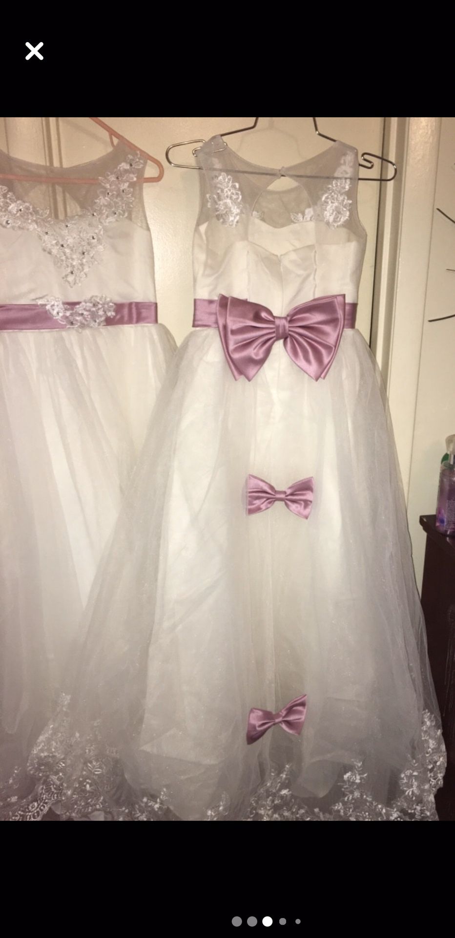 Flower girl or jr bridesmaids dresses/ price negotiable