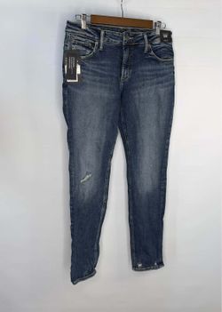 Silver Jeans Co. Boyfriend Mid Rise Slim Leg Jeans 29x29
