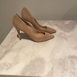 Neiman Marcus Suede Heels 