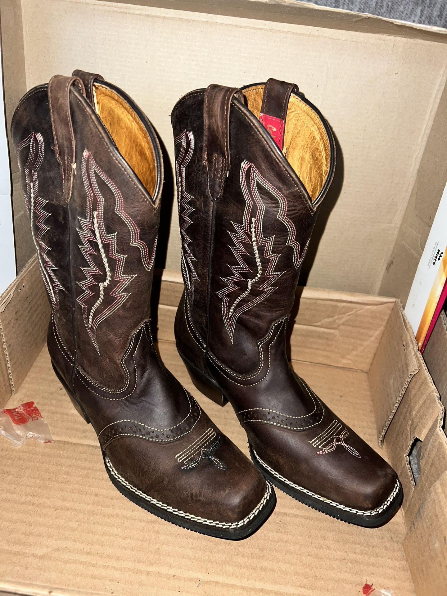 Leather Boots Girls Size