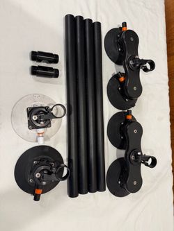 SeaSucker Monkey Bars Roof Rack - Round Bars - Vacuum Cup Mount - 48" Long
