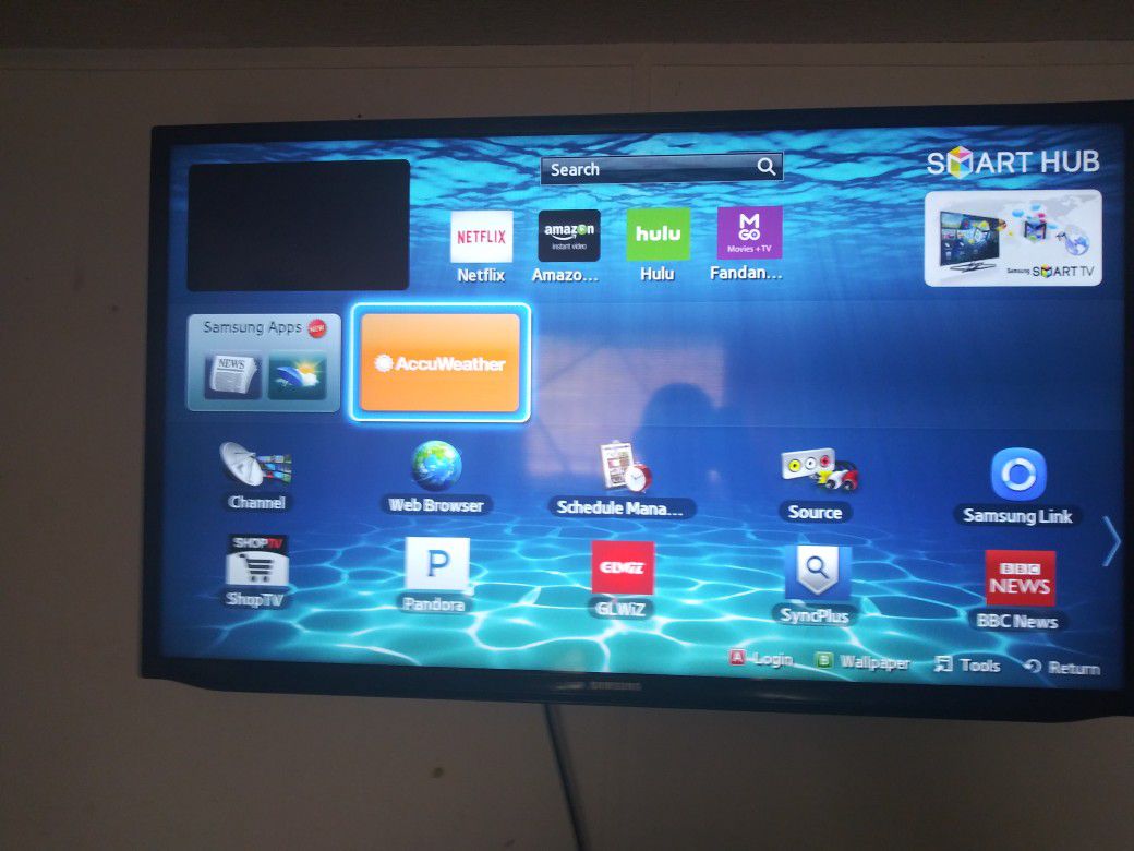 45 inch samsung smart tv