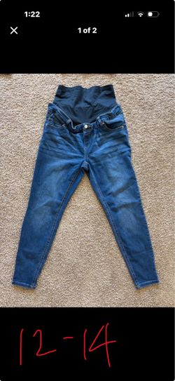 Maternity jeans size: L (12-14)