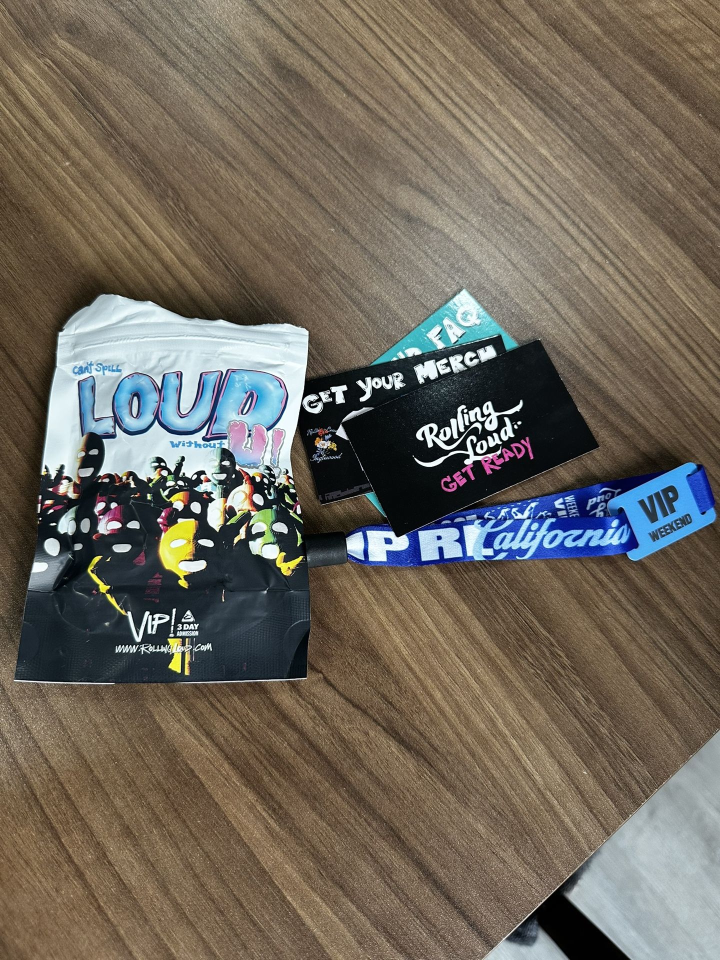 1 VIP wristband For Rolling Loud - 2 Days