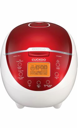 CUCKOO Micom Rice Cooker 6 Cup Uncooked / 12 Cup Cooked, Fuzzy Logic Rice Maker with Delay Timer & Keep Warm Setting, Versatile Food Steamer for Cooki