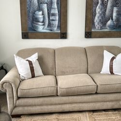 84 inch LAZBOY fabric sofa