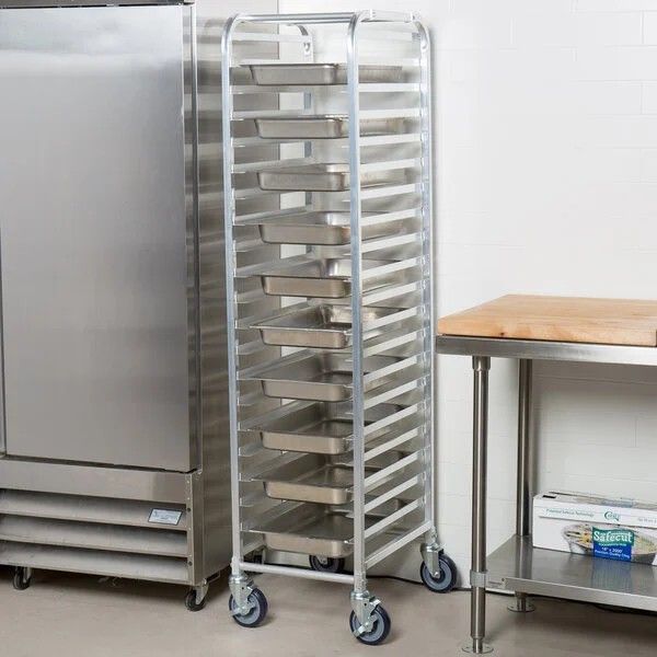 Cafe Closing - Regency 20 Pan Aluminum Steam Table Pan Rack
