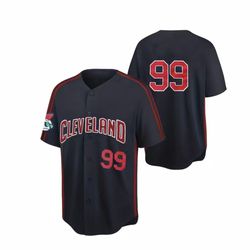 Men’s Cleveland #99 Baseball Jersey Retro