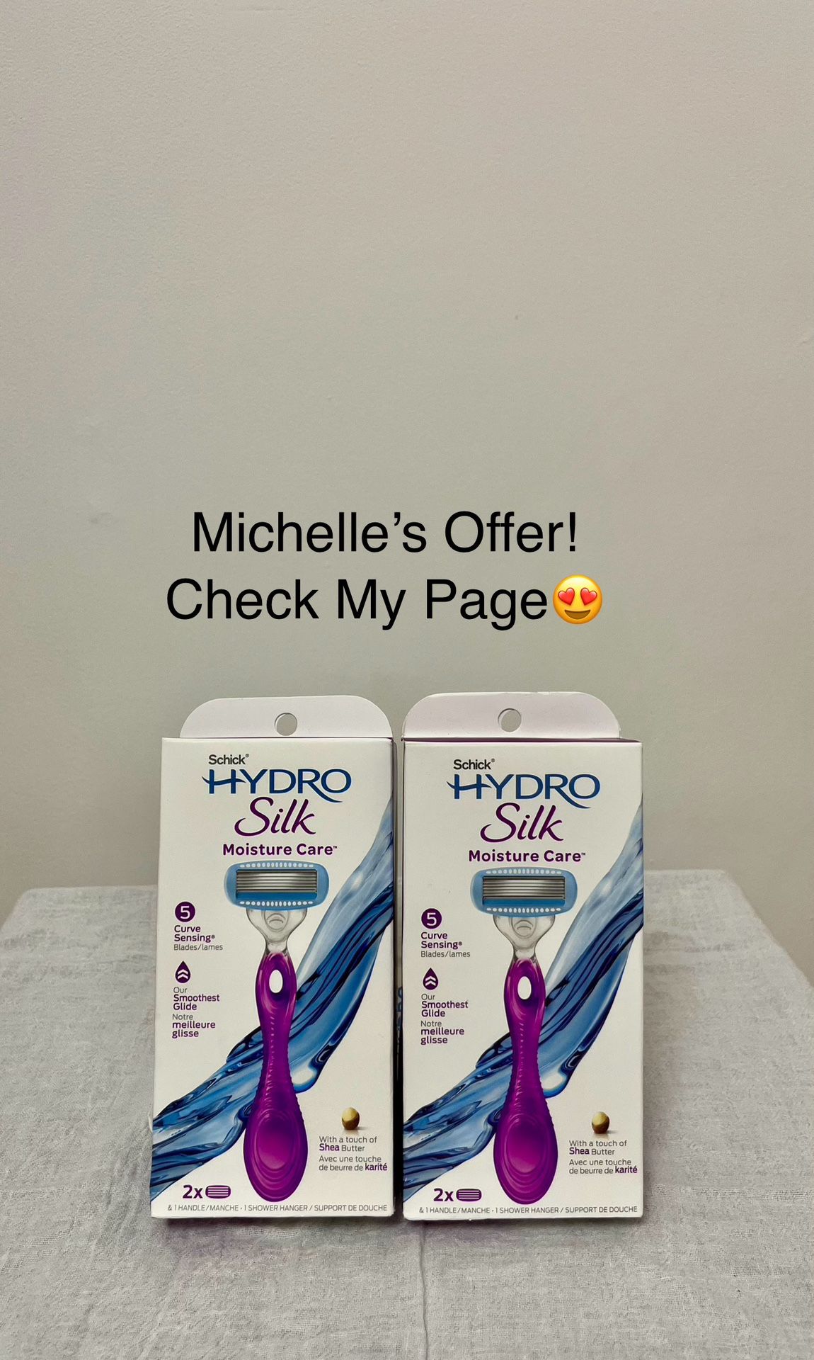 Schick Hydro Silk Moisture Care Razor Set