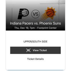 Phoenix Suns Ticket