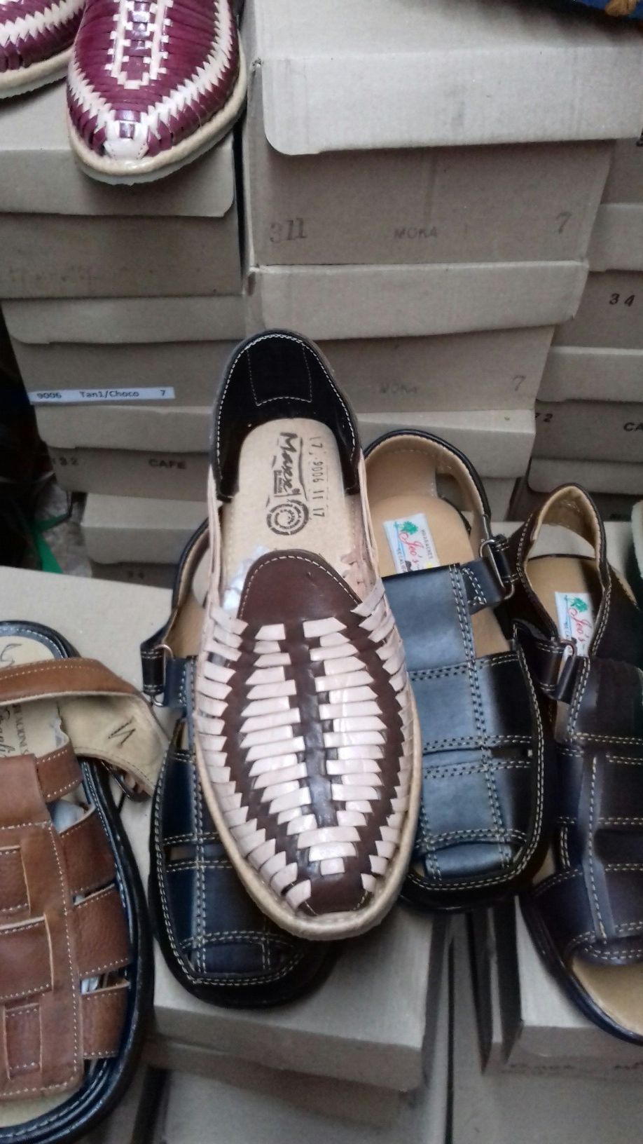 Huaraches de baqueta!!