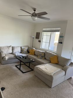 Beige couch