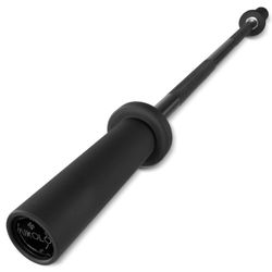 Mikolo Olympic Barbell 4ft - 2 Inch Weight Bar for Strength Training, 500lbs Capacity ( Black)
