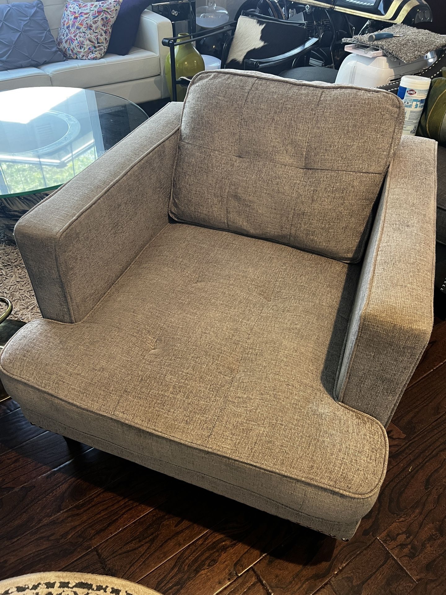 Grey Color Armchair Like New