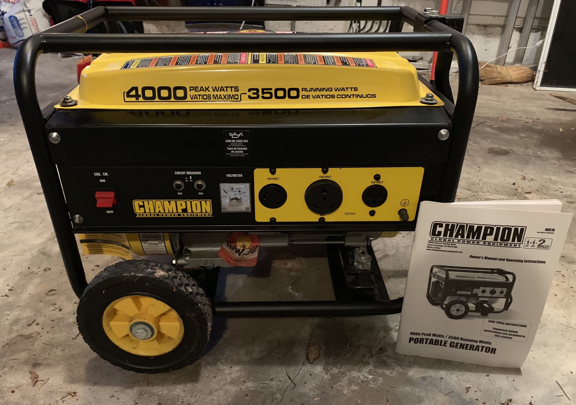 Champion 3500/4000 Generator (Never been used)