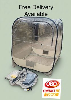 OBO Awesome New Other East Oak 5' x 5' Pop Up Bubble All Weather Protection Tent For Events