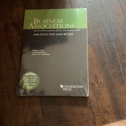 Business Associations Text Book