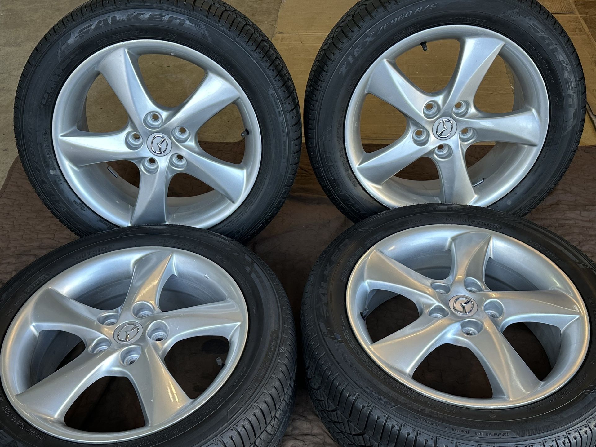 MAZDA 6 Wheels Tires Good Condition Falken 