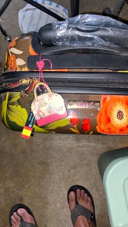 Nikky by Nicole Lee Floral Hard Shell Luggage