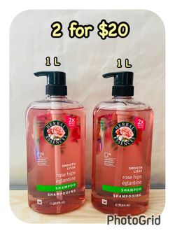 (2) Herbal Essences shampoos, (1 L) 33.8 fl oz each. 2 for $20‼️