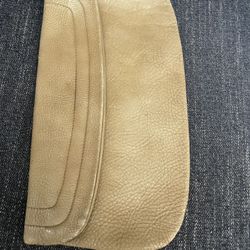 Tan Leather Clutch
