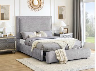 QUEEN REVERIE PLATFORM BEDFRAME WITH  STORAGE