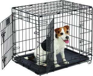 Dog Crate 30x21x24 Inch H, Black