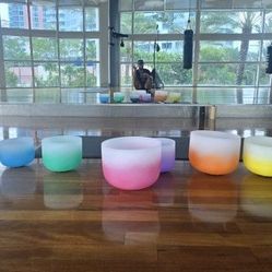Chakra Singing Crystal Bowls