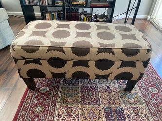 Brown / beige Storage bench