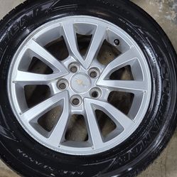 195 65 15 CHEVY SONIC TIRES AND RIMS
