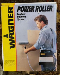 Wagner power roller painting cordless in box