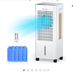$100 GRELIFE 3 IN 1 PORTABLE AIR COOLER, FAN, & HUMIDIFIER 