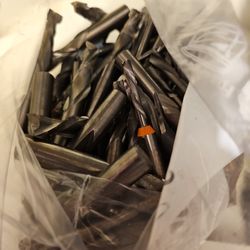 Bag Of Used Carbide Drill Bits