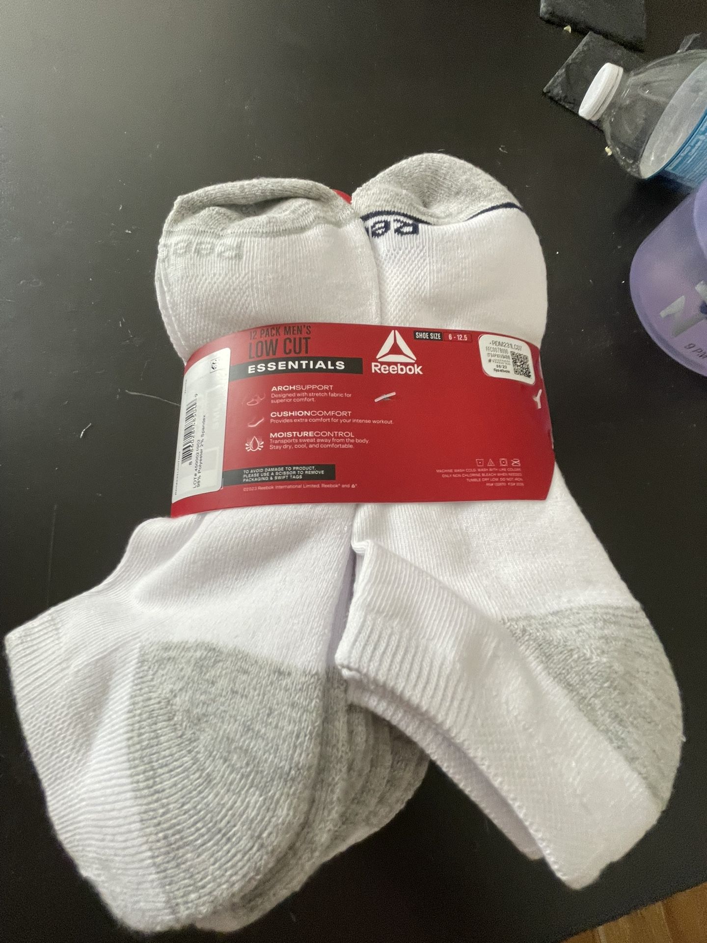 12 pair pack Reebok Socks Many packs available