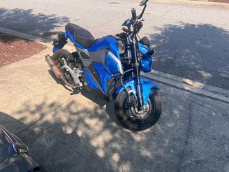 Blue Mini Pocket Bike Motorcycle icebear 150cc super up