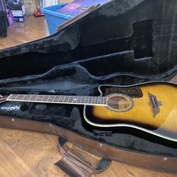 Acoustic Guitar with amp + how-to dvd/poster