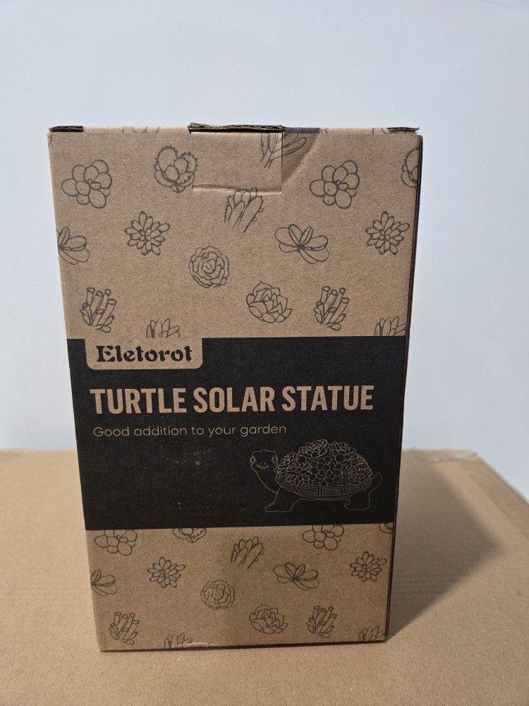 Eletorot Solar Tutle Garden Decor