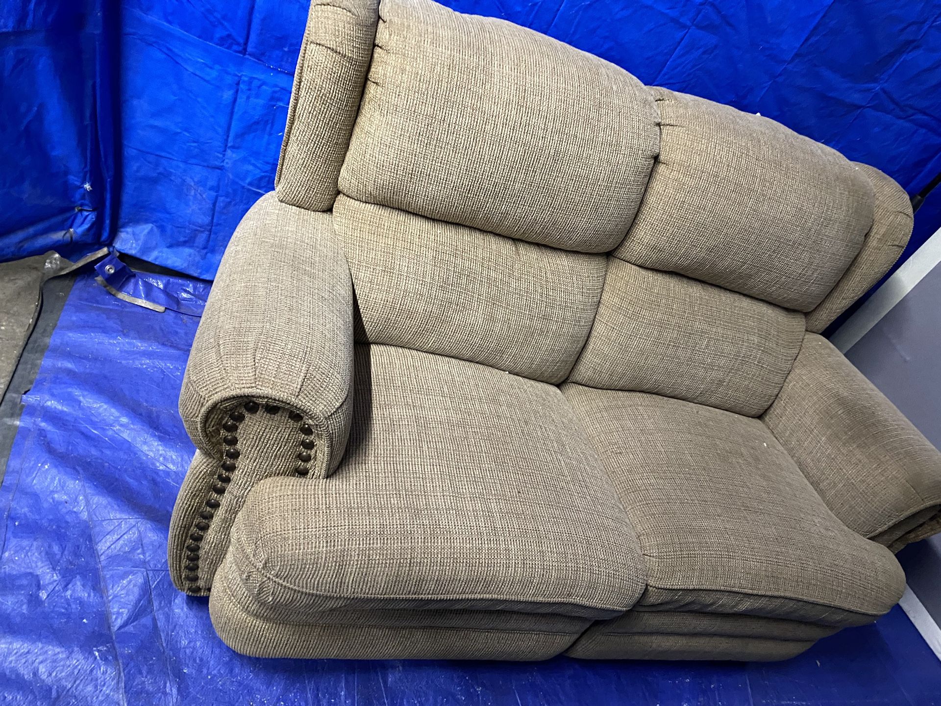 Loveseat, Couch Recliner Double-Sided Recliner. Must Go This Weekend.