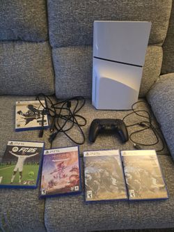 Ps5 slim with games