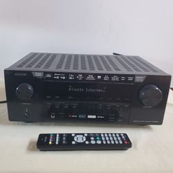 Denon AVR S950H  7.2 Channel HomeTheater Receiver Bluetooth AVR With Remote Wi-Fi Heos Apple Airplay Phono 