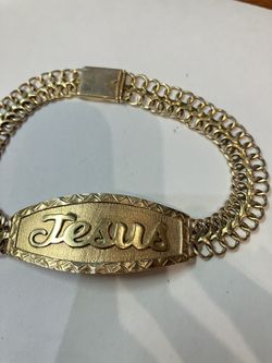 10k Gold Bracelet #110158-1 MJ