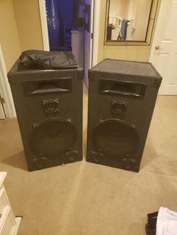 Huge Box Speakers!