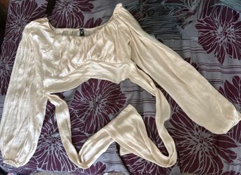 Windsor ivory crop top