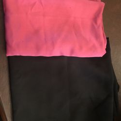 Bundle: Cranberry Color & Black Material 