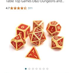 suburban sphinx metal dice set