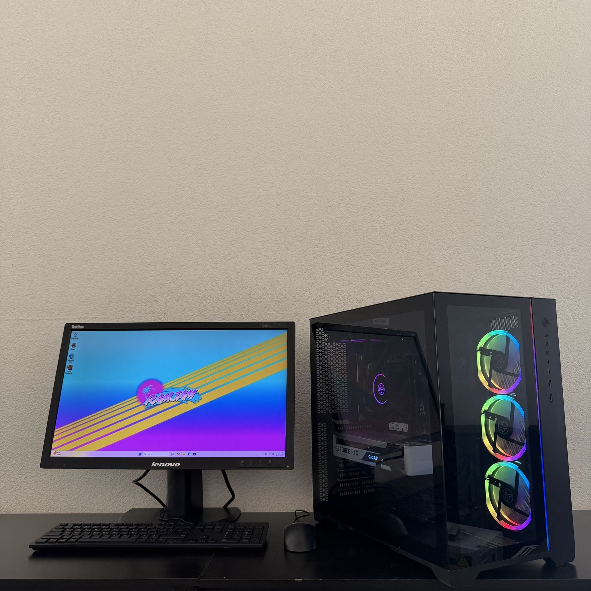 ULTRA FAST RTX Gaming PC Computer (Ryzen 5 5600, RTX 3070, 32GB RAM, 1TB NVMe + 1TB HDD, WiFi)