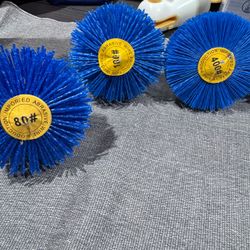 6 Pcs Nylon Wheel Brush Abrasive Grinding Head Nylon Drill Brushes
