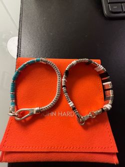 John hardy bracelets sterling silver/stone