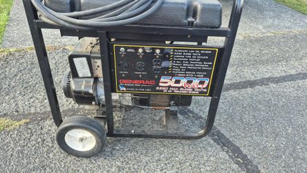 5000 Watt Generator (Untested/ Has Good Compression)